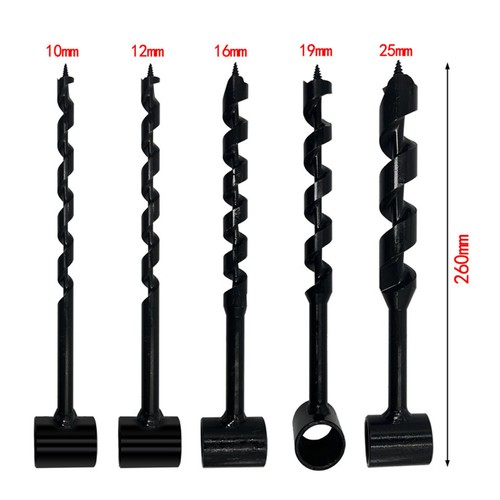 Manual Wood Drill Kit Hand Auger Wrench Outdoor Survival Gear fit Bushcraft Tool - Picture 3 of 24