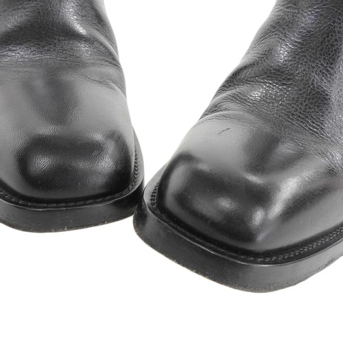 CELINE CELINE Biker Boots Shoes Side Zipper Men's Black 42 MG1202 shoes 42 black - Picture 3 of 6