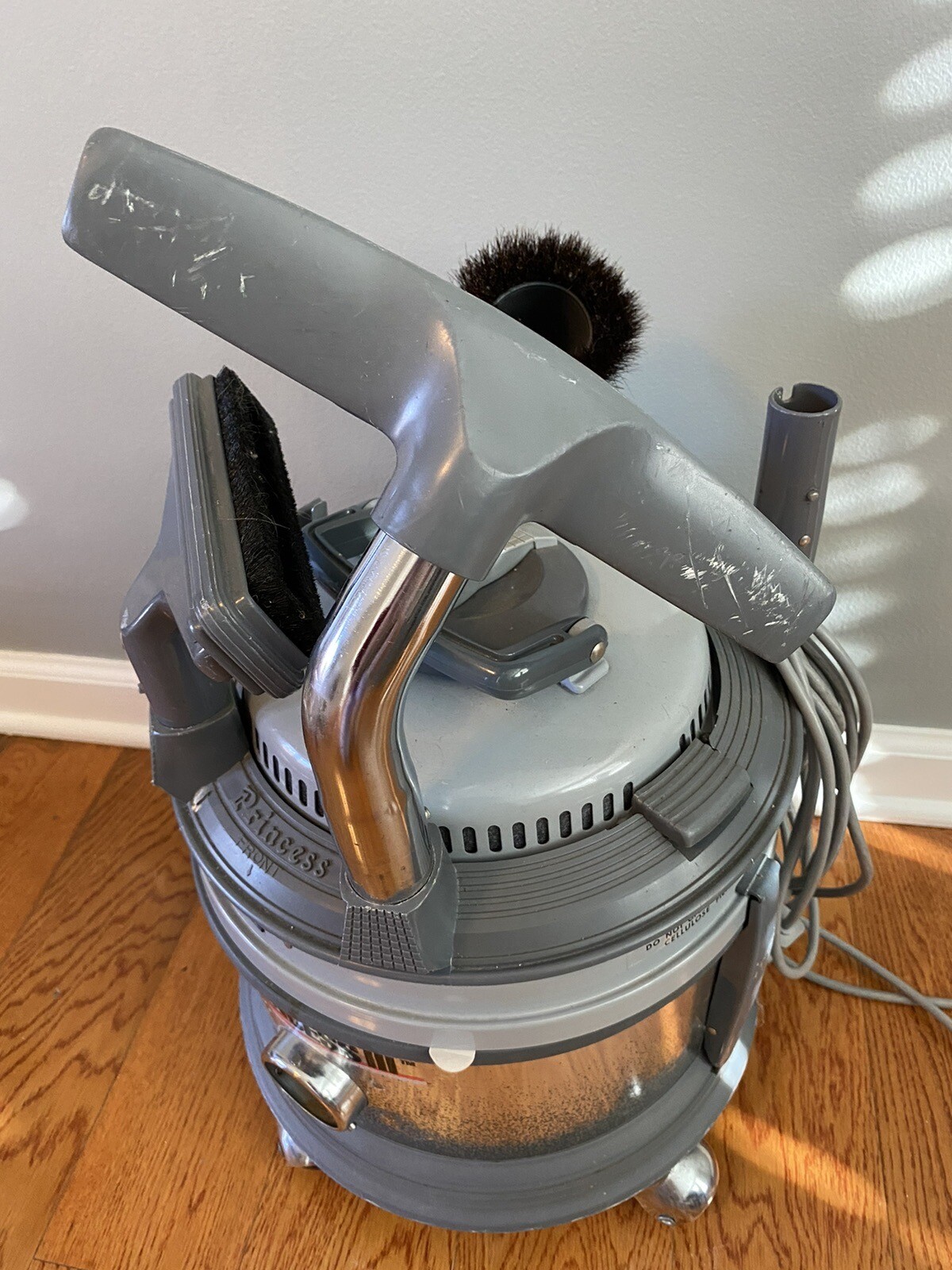 Vintage Filter Queen Princess III Canister Vacuum, Hose, Tools & Power