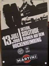 original Hockenheim Ring Renn PLAKAT 1969 POSTER SOLITUDE Porsche Lotus Ford 