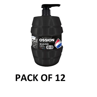 Ossion Barber Moisturizing Shaving Gel For Men - PACK OF 12