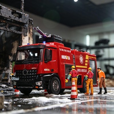 1/14 RC 2.4G Box wasserspritzbare Feuerwehrfahrzeug Spielzeug-Geschenkbatterie