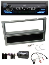 JVC Bluetooth DAB USB Lenkrad Autoradio für Opel Corsa C 00-04 aluminium