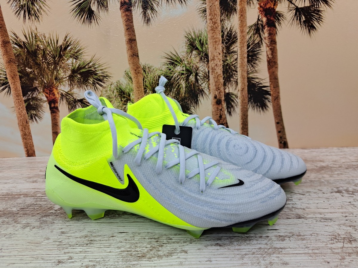 【新品未使用】NIKE PHANTOM LUNA Ⅱ ELITE FG グレー黄 Nike Phantom Luna 2 Elite FG Pack Grey Volt Soccer HF4358-003