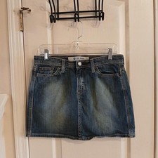 Y2K 2000s Vintage Gap Jeans Denim Mini Skirt 8 Preppy Grunge Indie Sleaze