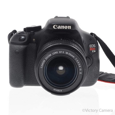 Canon EOS Rebel T3i 18.7mp Digital Camera with EF-S 18-55mm Lens [EXC]