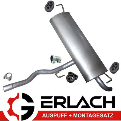 Endschalldämpfer für Nissan Quasqai Auspuff 8974