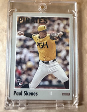 2024 Topps Archives-1970 Topps Rare Image Variation Paul Skenes (RC) Rookie Card
