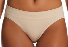 VANITY FAIR Womens Bikini No Pinch No Show Seamless Panty Beige 18217 Nylon 8 XL