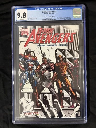 Dark Avengers #1 CGC 9.8 NYCC Exclusive Variant White Pages
