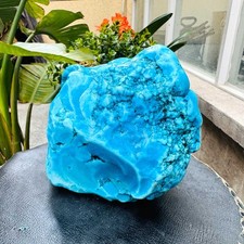 4.06LB Turquoise Blue Green Crystal Stone Freeform Polished Healing Reiki