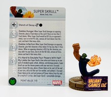 Marvel Heroclix Super Skrull 062 w/ Card Guardians of the Galaxy Set