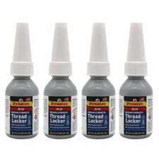 Dynatex Blue Medium Strength Threadlocker 0.34 oz Bottle (4-Pack)