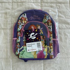 Disney Princess Pink Glitter Girls School Backpack NEW W/ TAGS In Bag