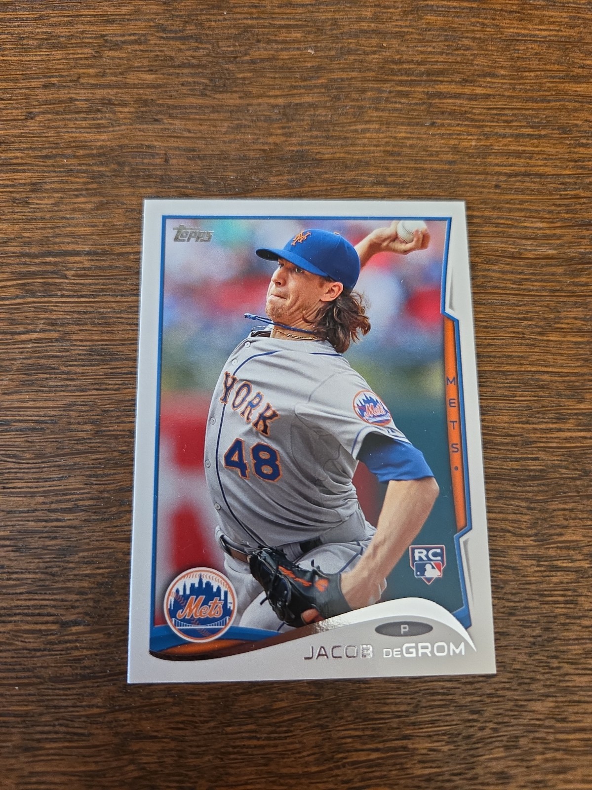 2014 Topps Update Series - Jacob deGrom #US-50 Pitching (RC)
