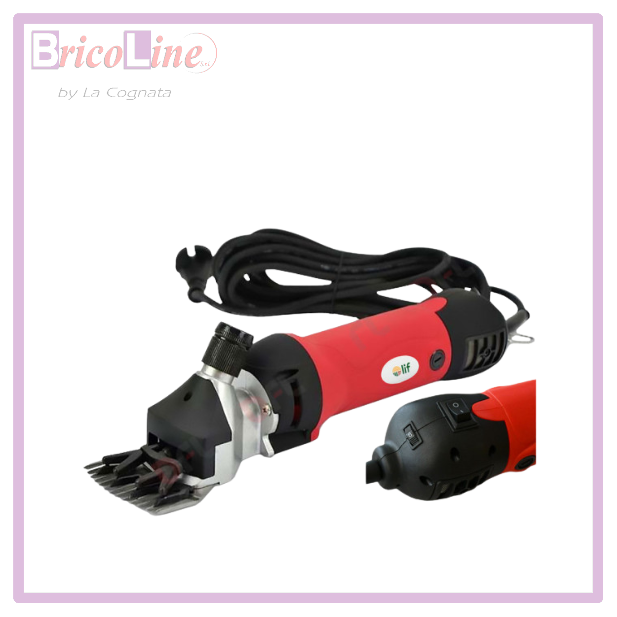 TOSATRICE ELETTRICA PER PECORA 13/4D 350W FARM CLIPPER CON VALIGETTA