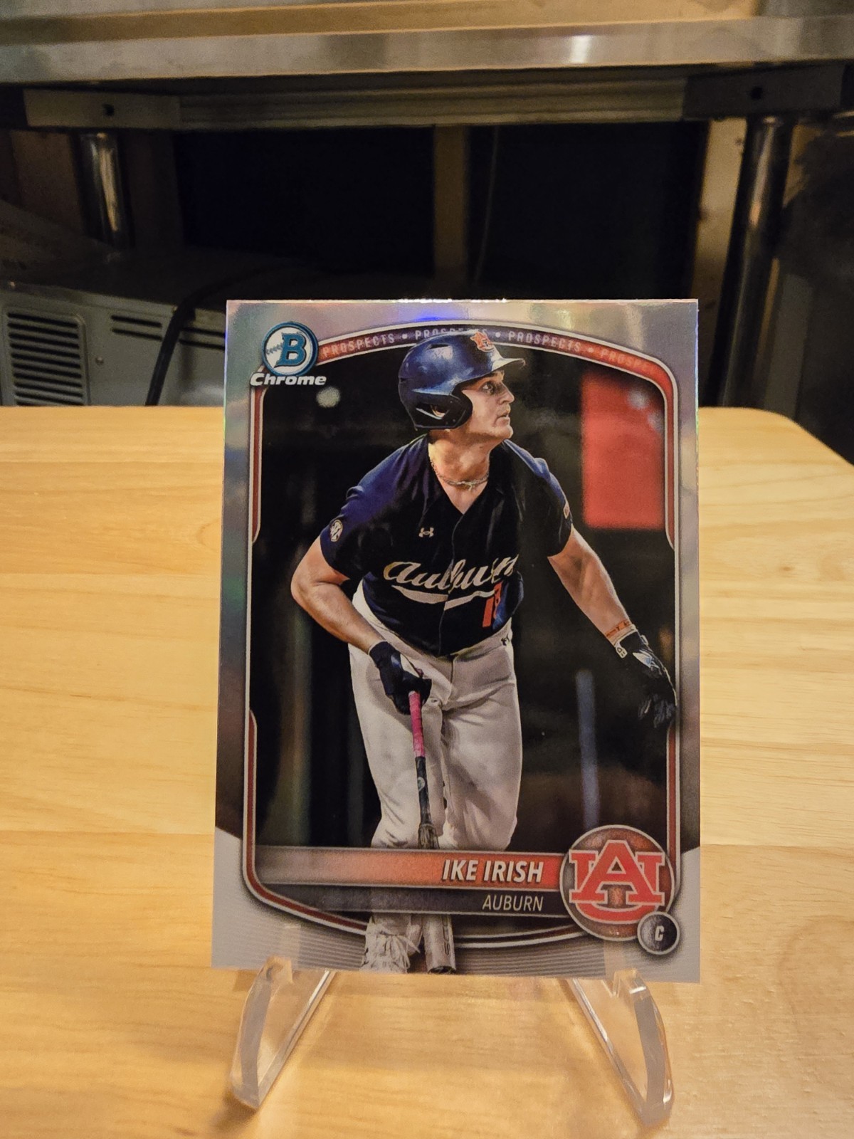 2025 Bowman Draft Chrome Ike Irish COLLEGE VARIATION Orioles Auburn