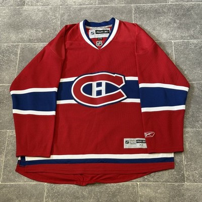 Reebok Montreal Canadiens Trikot XL Herren Extra Large genähte bestickte Logos