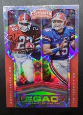 2020 Contenders Draft Picks Emmitt Smith Tim Tebow Legacy Diamond Holo No 15 SSP