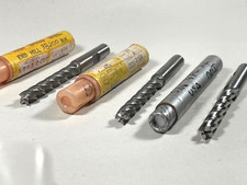 5/16" 4 Flute End Mills 2" LOC extra long, HSS