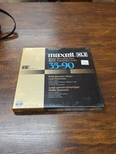 (1) Maxell XLII 35-90 Reel To Reel Tape Clean! EE position tape new SEALED