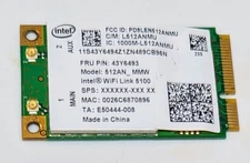 43Y6493 Lenovo Thinkpad Wifi Wirleless Card 802 ABGN  R500