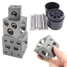 1" 1.5" 2" Solids Steel Doming Dapping Block Metal Shaping Bead Jewellery etc