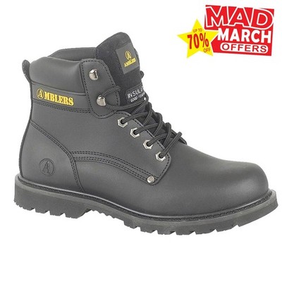 Amblers Safety Banbury Herren Arbeitsstiefel schwarz