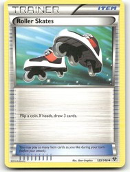 Roller Skates 125/146 XY Base Set Uncommon Trainer