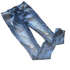 RSQ Jeans Pants Women's 30x32 Blue Stretch Medium Washed Skinny 5-Pocket