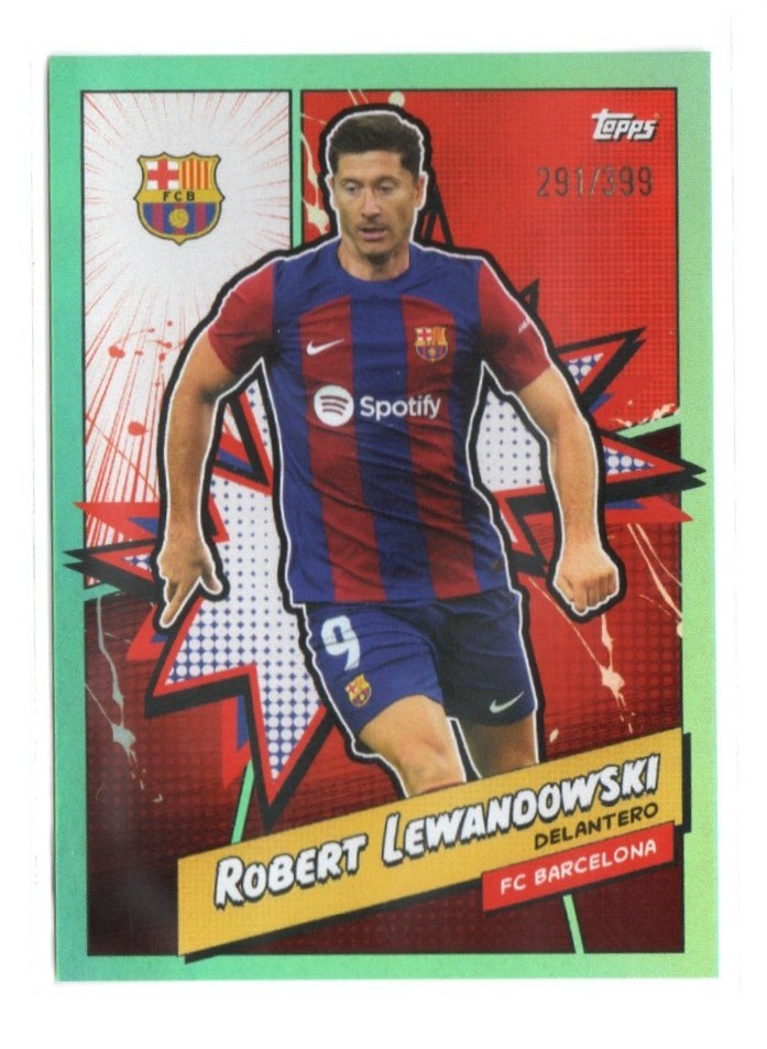 Topps FC Barcelona Fan Set 2023 AQUA REFRACTOR BARH-7 Robeet