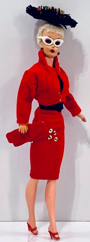 Vintage Eegee Annette Babette Platinum Blonde Barbie Clone Doll w/ HTF Fashion! - Image 2 of 4