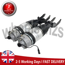 Pair Front L+R Air Suspension Shock Struts For Porsche Cayenne II 92A 958 11-18
