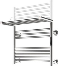 Heated Towel Rack Wall Mounted Foldable Stainless Steel Electric Towel Warmer Pl