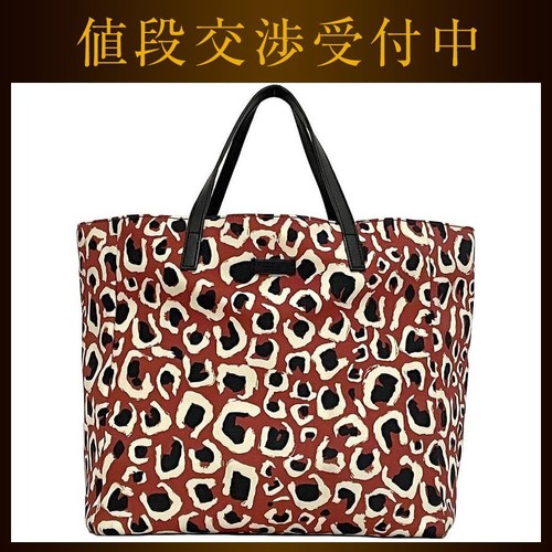 GUCCI Tote Bag 282439 Leather Canvas Red Black Handbag C-260329-20