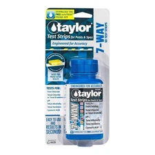 Taylor Technologies 7-Way Test Strips for Free Chlorine, Total...