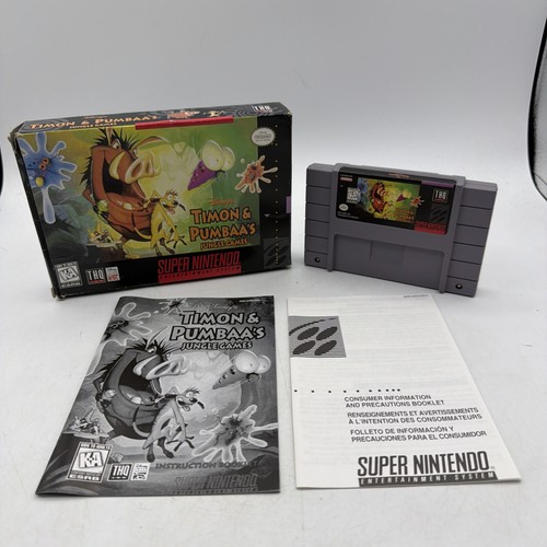 Timon and Pumbaa's Jungle Games Super Nintendo Cart Only
