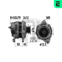 ERA Lichtmaschine Generator 120A 14V FüR Mitsubishi Pajero IV 3.2 DI-D 4WD