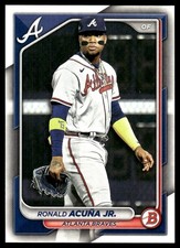 Ronald Acuna Jr. 2024 Bowman #32 Braves MLB READ FREE SHIPPING AutographDen