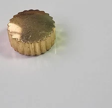 NOS Vintage Crown Ø 5 mm TAP 0.9 mm Watch Spare Parts Gold Height 2.75 mm