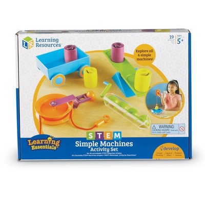 Learning Resources STEM Simple Machines Activity Set -19 Pieces, Boys Girls