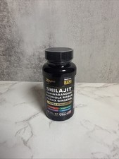 Zoyava ShilaStrength Shilajit 8-in-1 Supplement   Extra Strength, Black Bottle