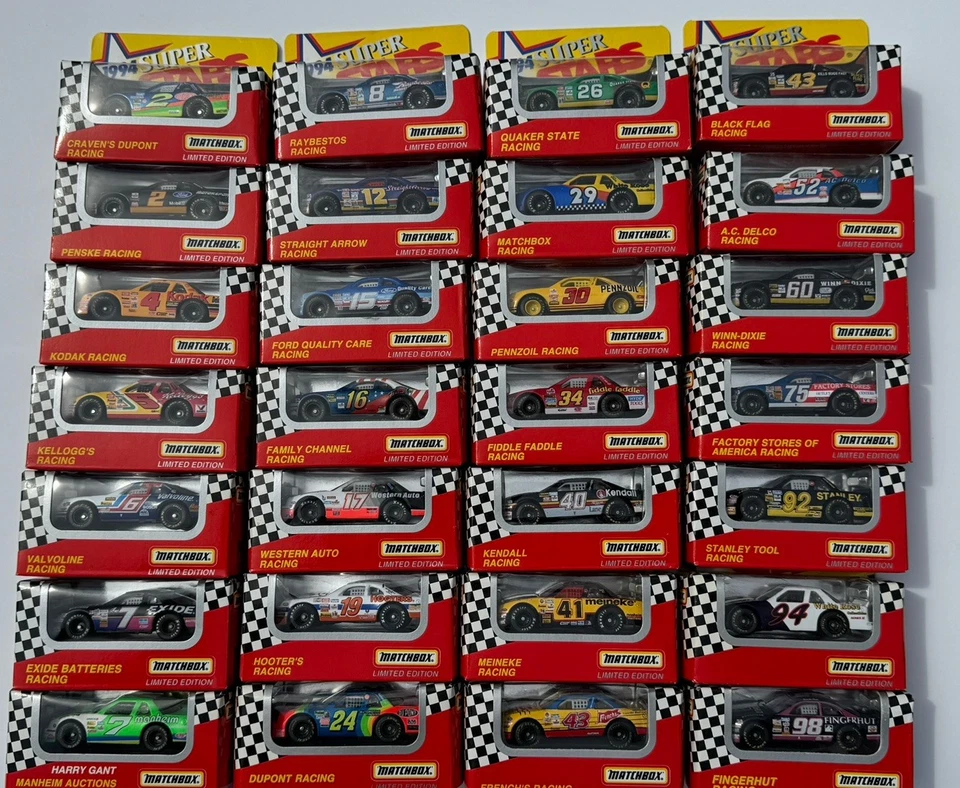 Lot Of 28 1994 Matchbox NASCAR Racing Superstars Series II Cars Limited Edition - Image 4 of 4