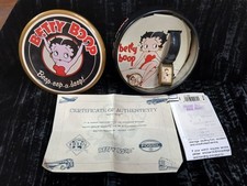 Betty Boop 1994 Limited Edition Fossil Watch #08512/10000 w/ Tin & Pin