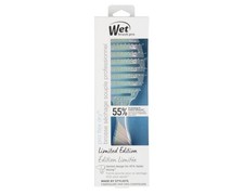 Wet Brush Pro Flex Dry Hair Brush- Iridescence Icon - Open Vented Design- Silver