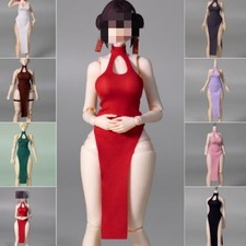 1/12Scale cheongsam Dress female clothes    For  6 inch   figure model toys