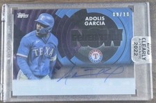2022 Topps Clearly Authentic Generation Now Purple /10 Adolis Garcia Auto