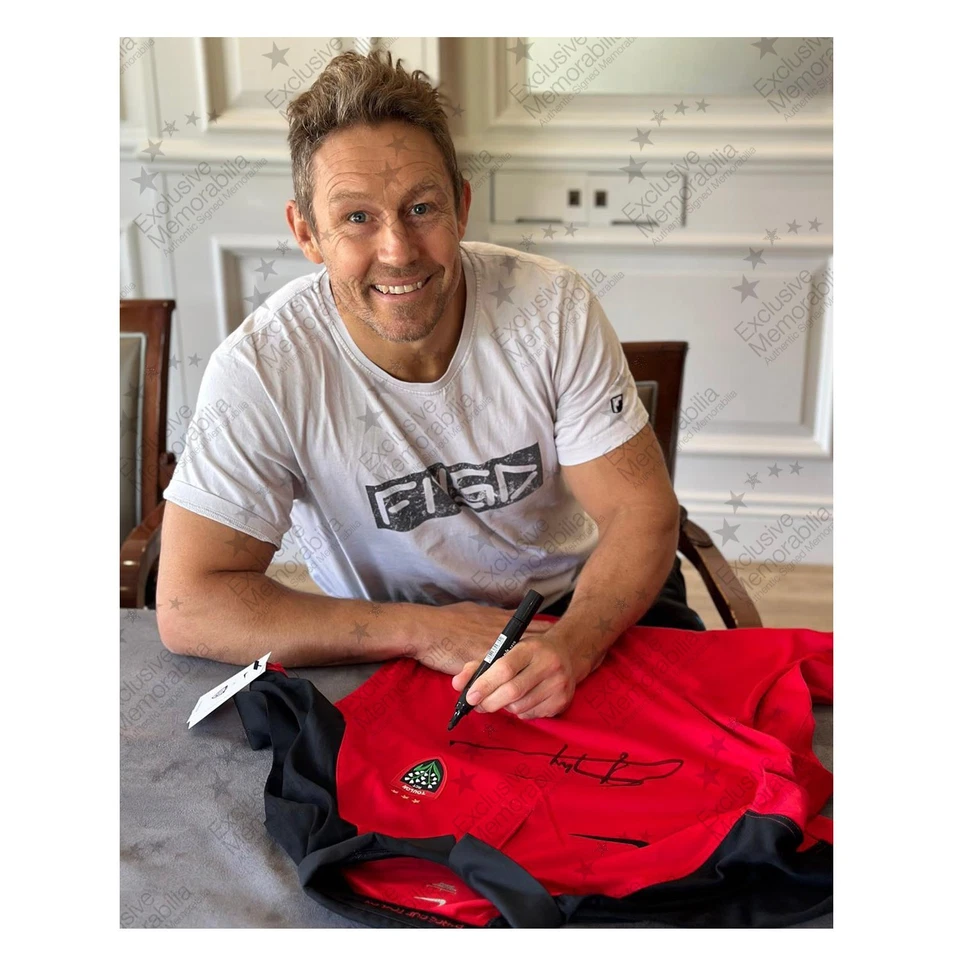 Camiseta de rugby Toulon firmada por Jonny Wilkinson Foto 2 de 4