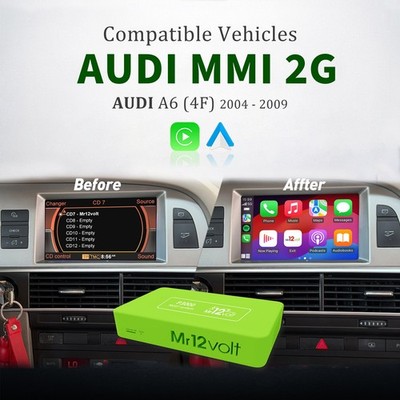 MR12Volt CarPlay & Android Auto für Audi A6 A7 A8 Q7 MMI 2G with DSP Plug & Play