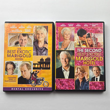 The Best Exotic Marigold Hotel / Second Best Exotic Marigold Hotel DVD Lot Dench